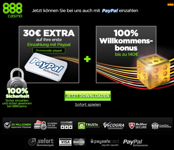 Online Casino Paypal Bonus