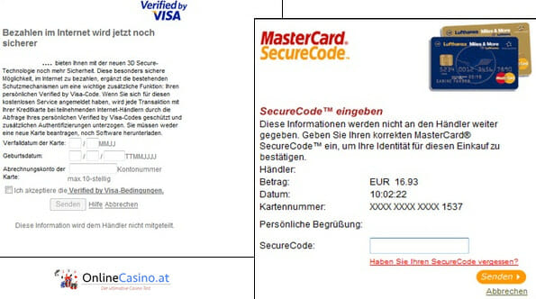 Infografik 3d Secure Kreditkarten