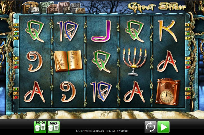 Online Casino Ghost Slider