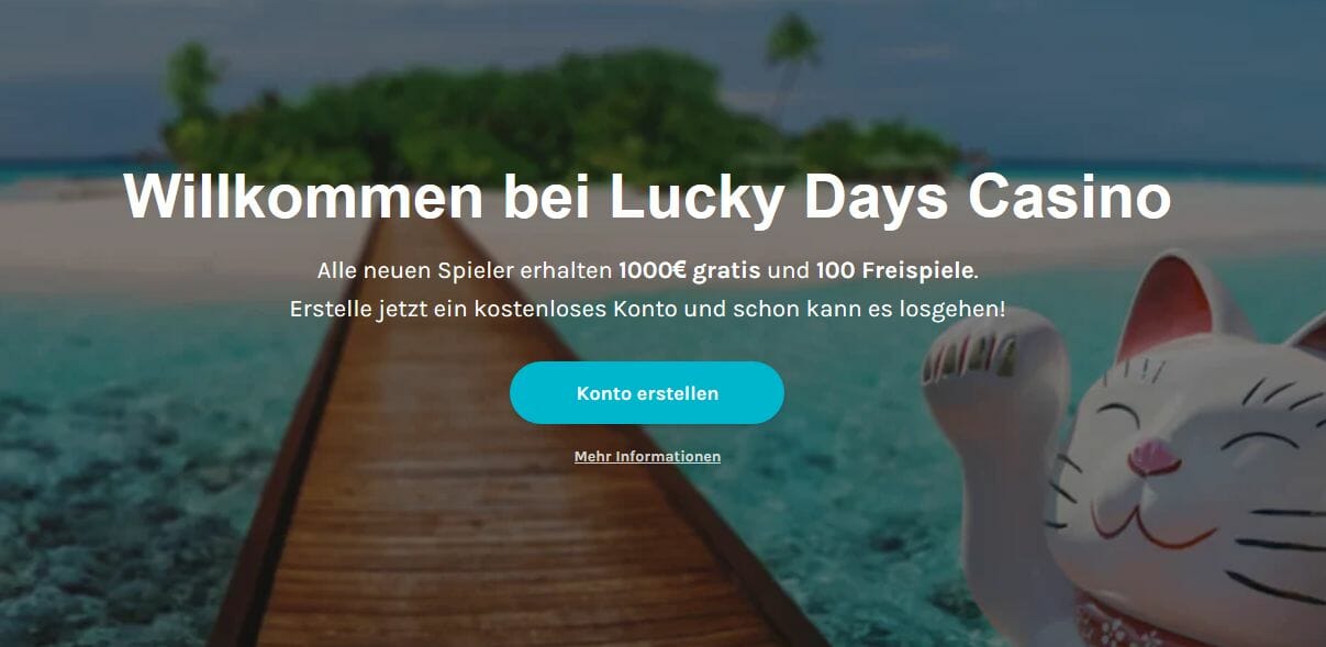 LuckyDays Startguthaben